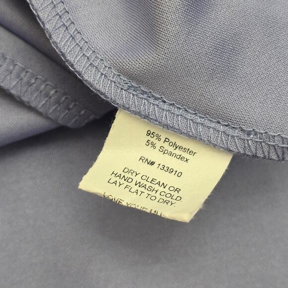 Show Me Your Mumu Blue Midi Dress Cutout Criss Cross Back Wedding Guest Sz L - Picture 8 of 9